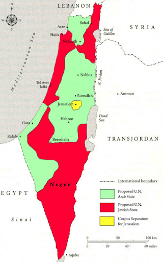 What If Arabs did not Attack Israel in 1948? From the Map, the green is the Palestine Homeland for Arabs. It's huge. Imagine the Palestinian Arabs (who changed their name to 'Palestinians' in the 60s) agreed to Share the land. Yes - the 1948 Partition. Jerusalem was to