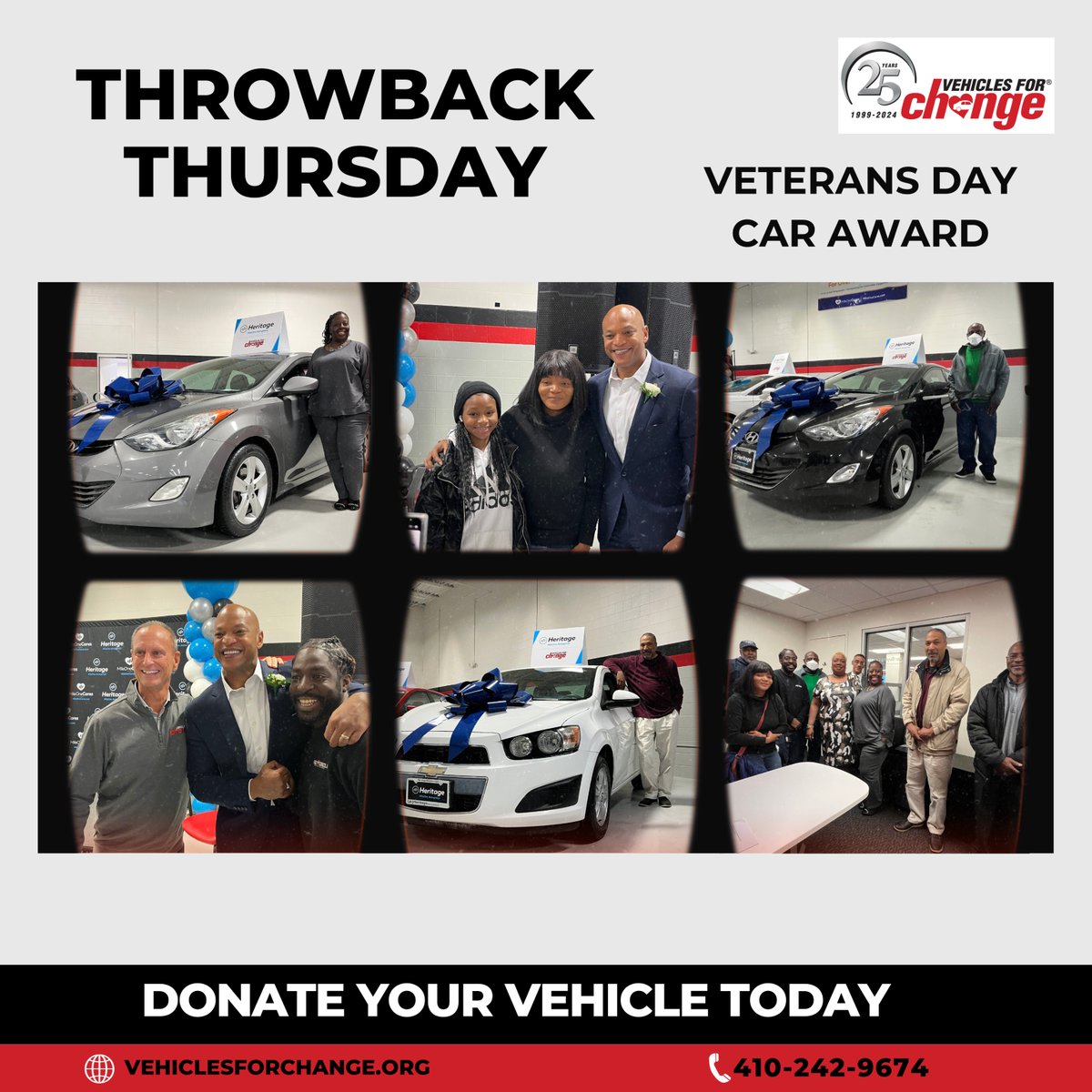 We celebrated our Veterans Car Award with Heritage MileOne Autogroup. It was a day filled with hope, highlighted by remarks from Governor Moore. Witness the inspiring journey our car recipient, whose life was transformed by mobility. 

Relive the magic! youtu.be/d-58q4GZNG4