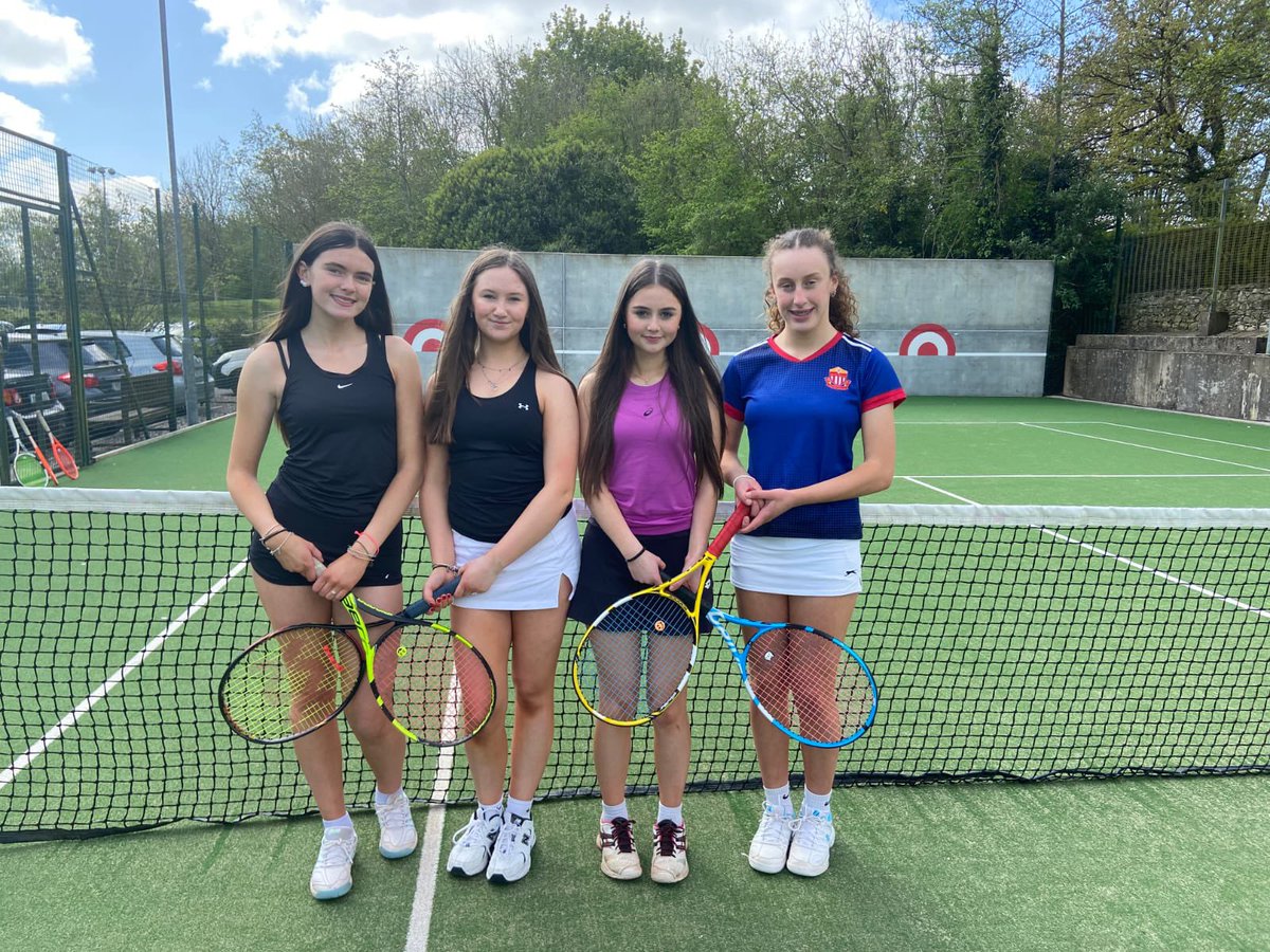 St. Mary's U16 tennis team yesterday defeated Ursuline Blackrock, in an away match in Cork. The girls secured their position as Munster semi-finalists. Well done girls