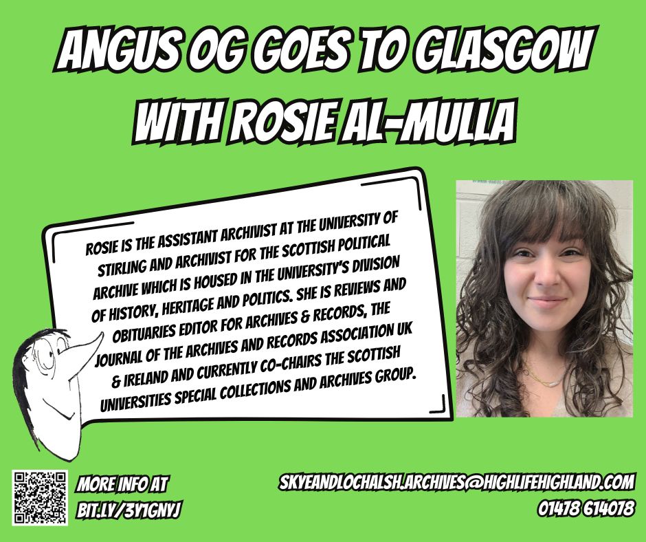 Joining our Angus Og Symposium @UofGlasgow on 29.05.2024 is Rosie Al-Mulla Archivist @Scotpolarchive where they hold a series of cartoons produced by Ewen Bain for the Scots Independent Newspaper, we can't wait to hear more! @ARAScot @ScotsArchives