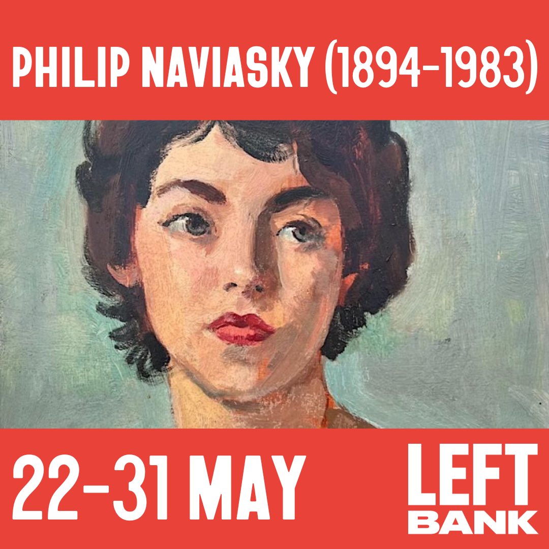 We are showing a wonderful collection of works by Leeds artist Philip Naviasky. Our friends Suzi & Rich are unveiling a blue plaque at his previous home in CA with @LeedsCivicTrust together we are fundraising to help us with costs - bit.ly/3Wj9IkP please help if you can!