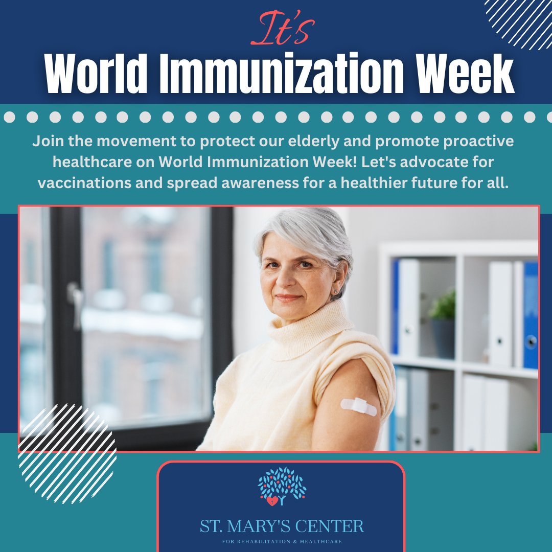 We're standing up for public health and the power of vaccinations! Let's spread awareness about the importance of staying up-to-date with immunizations, especially for our elderly loved ones.

Remember that prevention is key to a healthier tomorrow!

#VaccinesWork #StayProtected