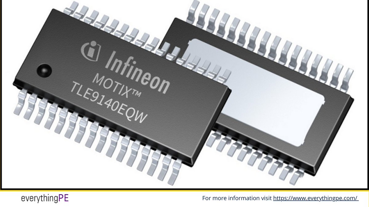 Infineon Technologies Introduces Motor Driver IC for Three Phase BLDC Motor Control

Read more: ow.ly/f47c50Ro7A5

#motorcontrol #bldc #hvac #electricvehicles #manufacturing #automotive #electrification #powerconversion #powerelectronics #mosfet #emi #infineon