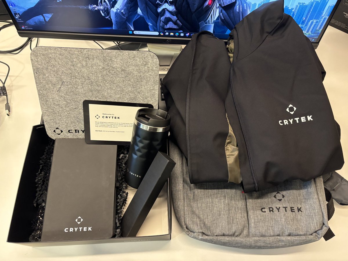 İş güncellemesi;
Artık ben de Crytek’in bir parçasıyım! 🥳🎉