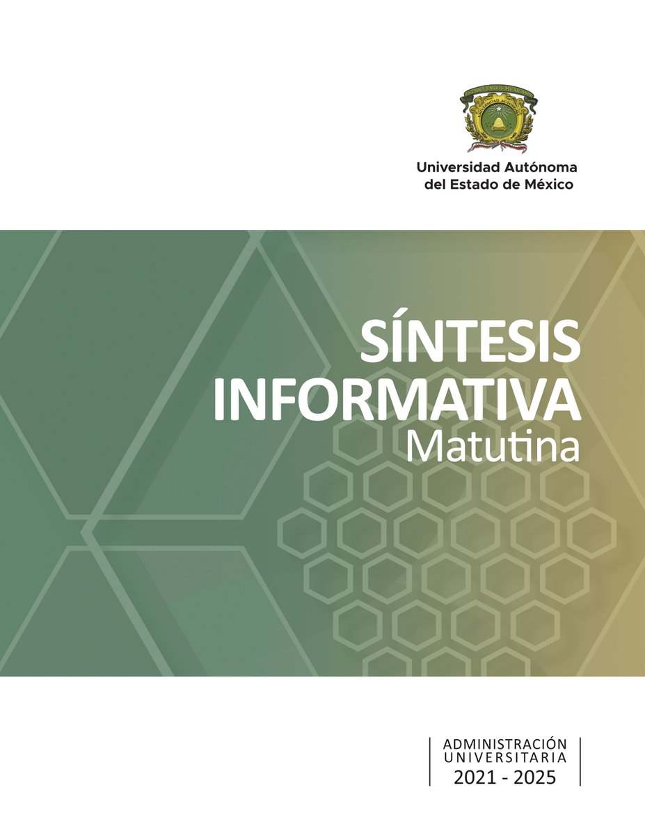 #sintesisinformativa de la @UAEM_MX
@CarlosE_BDiaz
#SomosUAEMéx
#Edomex
uaemex.mx/comunicacion/s…