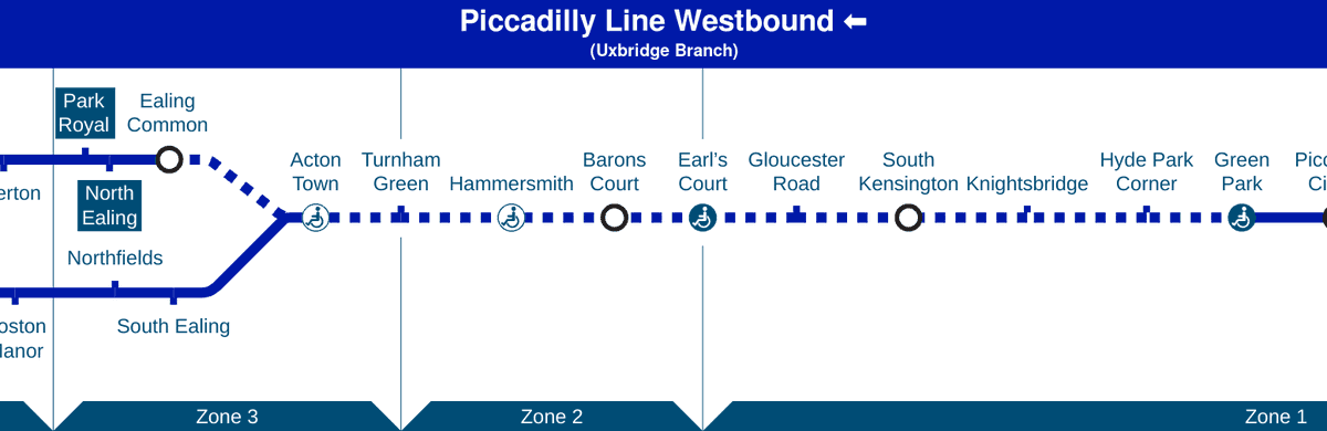 24 minute gap detected westbound on the Uxbridge branch of the Piccadilly line. Last seen at 15:50 from Park Royal and North Ealing. Track it live here: truetubestatus.com/gap/662a6cc296…