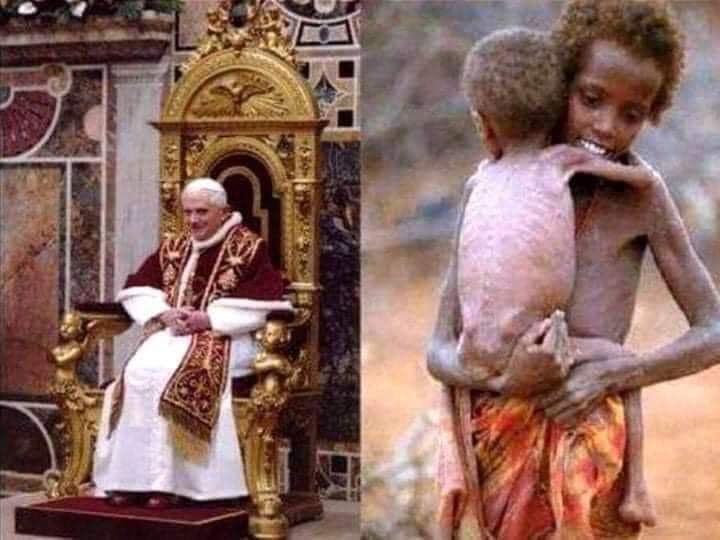 Disculpe <a href="/Pontifex/">Pope Leo XIV</a> ¿podrías ser más austero y vender tú silla de oro y ayudar a los pobres?