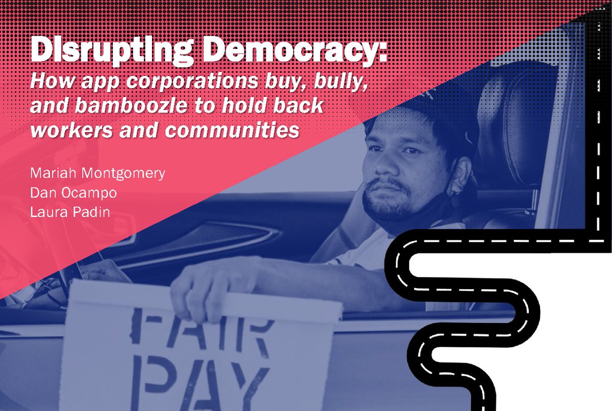Ever heard of 'The Coalition for Workforce Innovation' or 'Flex'? These innocuous-sounding front groups are actually formed & funded by app corporations like @Uber & @lyft in order to turn stable, secure employment into 'gig' work. Read about it here 👉 powerswitchaction.org/resources/disr…