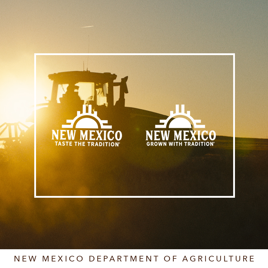 .@NMDeptAg NEW MEXICO—Taste the Tradition® and —Grown with Tradition® Logo Program celebrates traditions old and new through its many agricultural products – with everything from food to fibers to health and beauty products.