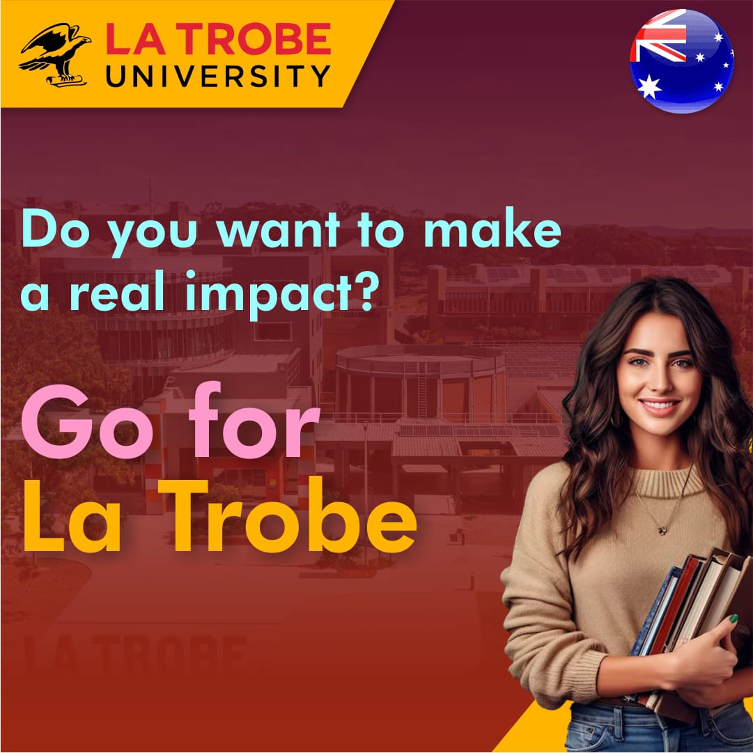 La Trobe University provides diverse UG & PG programs in arts, humanities, sciences, health sciences, business, and law.

Apply now for upcoming intake. 

#australianuniversity #australia #australiauniversities
#latrobe #studyaustralia
#studyinaustralia #australia