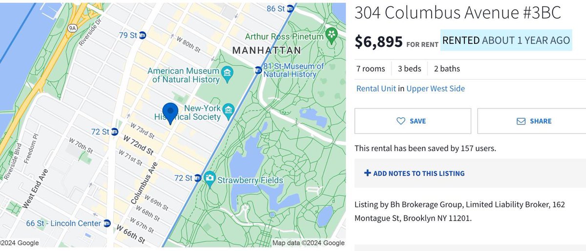 Familia El Clan Nahle - Peña (@rocionahle) tiene a su disposición un departamento en la mejor zona de New York, me refiero a la lujosa y exclusiva zona de Upper West Side / Central Park West Historic District of Manhattan. El departamento en mención se encuentra ubicado en la