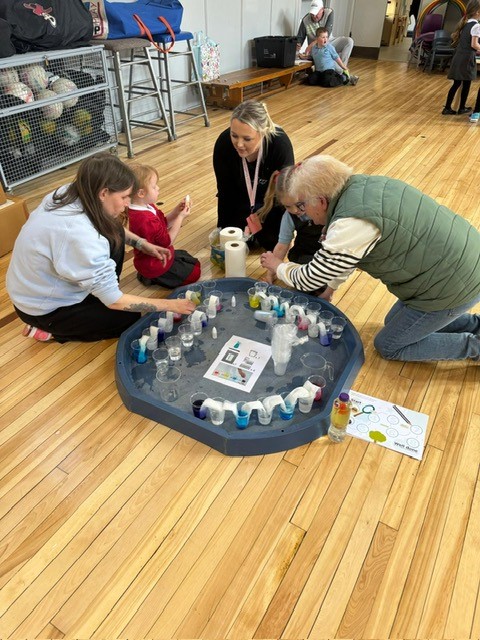 A fantastic morning with @ParkPrimaryDG with our fairy-tale STEM workshops for families learning together. This week we were focussing on the 'S' in STEM for Science! #STEMeducation #familylearning