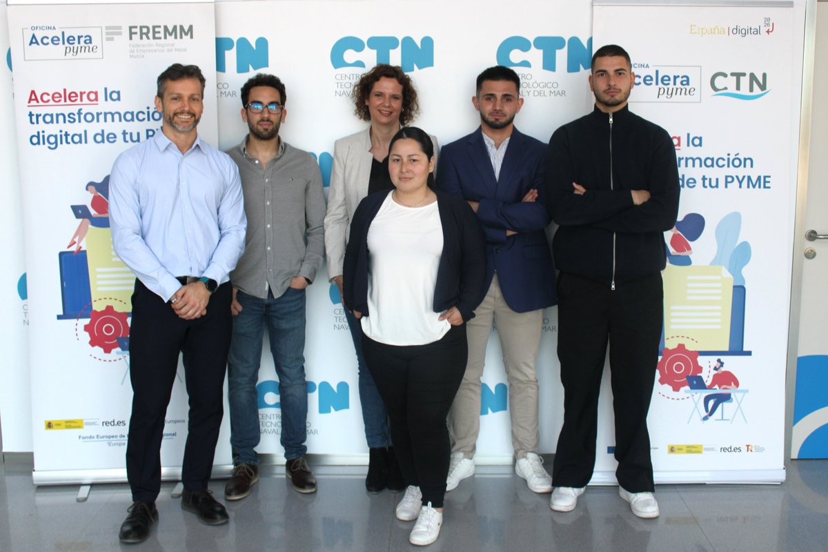 📢Esta semana hemos recibido la visita de @fremm_es en CTN orientada a mostrar la tecnología desarrollada en las instalaciones de CTN y buscar sus beneficios en el tejido empresarial de la Región de Murcia en colaboración con FREMM. @redpuntoes @AceleraPyme @P_Recuperacion