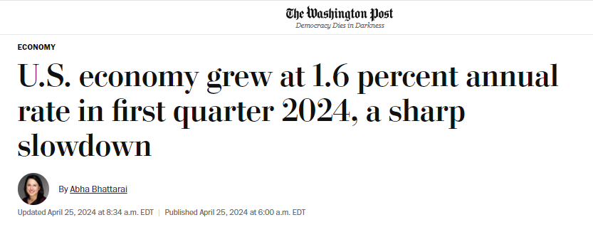 More evidence that we must to be conservative with using borrowing for capital projects or raiding cash reserve funds for VA's pending budget - many economists are predicting a recession and VA needs to protect our fiscally conservative reputation/AAA bond rating