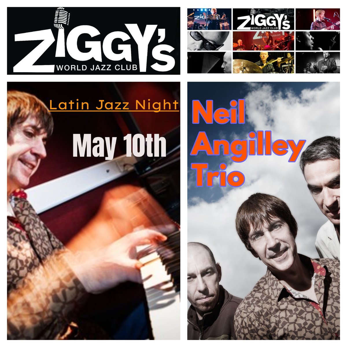 Dazzling Afro-Cuban jazz from virtuoso pianist #NeilAngilley Trio Booking Now! Fri May 10th.
 ziggysclub.com 
<a href="/jazzlondonlive/">JAZZLONDONLIVE</a> <a href="/jazzlondonradio/">Jazz London Radio</a> <a href="/jazzfm/">Jazz FM</a> <a href="/LondonJazz/">UK Jazz News</a> <a href="/guardianmusic/">Guardian music</a>
