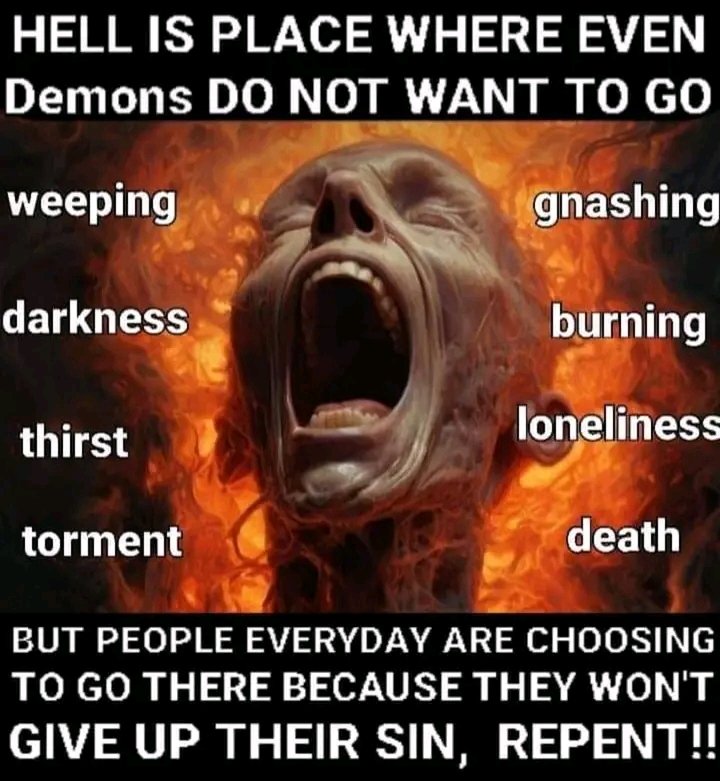 Matthew 13:49-50 49 This is how it will be at the end of the age. The angels will come and separate the wicked from the righteous 50 and throw them into the blazing furnace, where there will be weeping and gnashing of teeth