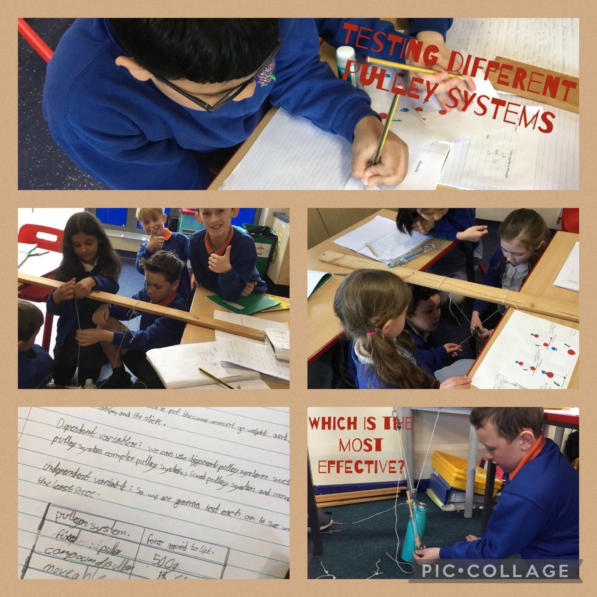 Hazel class are embracing Danescourt Science Week. This afternoon we have been using force meters to test different pulley systems. Applying scale reading, numeracy skills and recording the newtons in a table. #scienceweek #stickwithit #getitright #year4