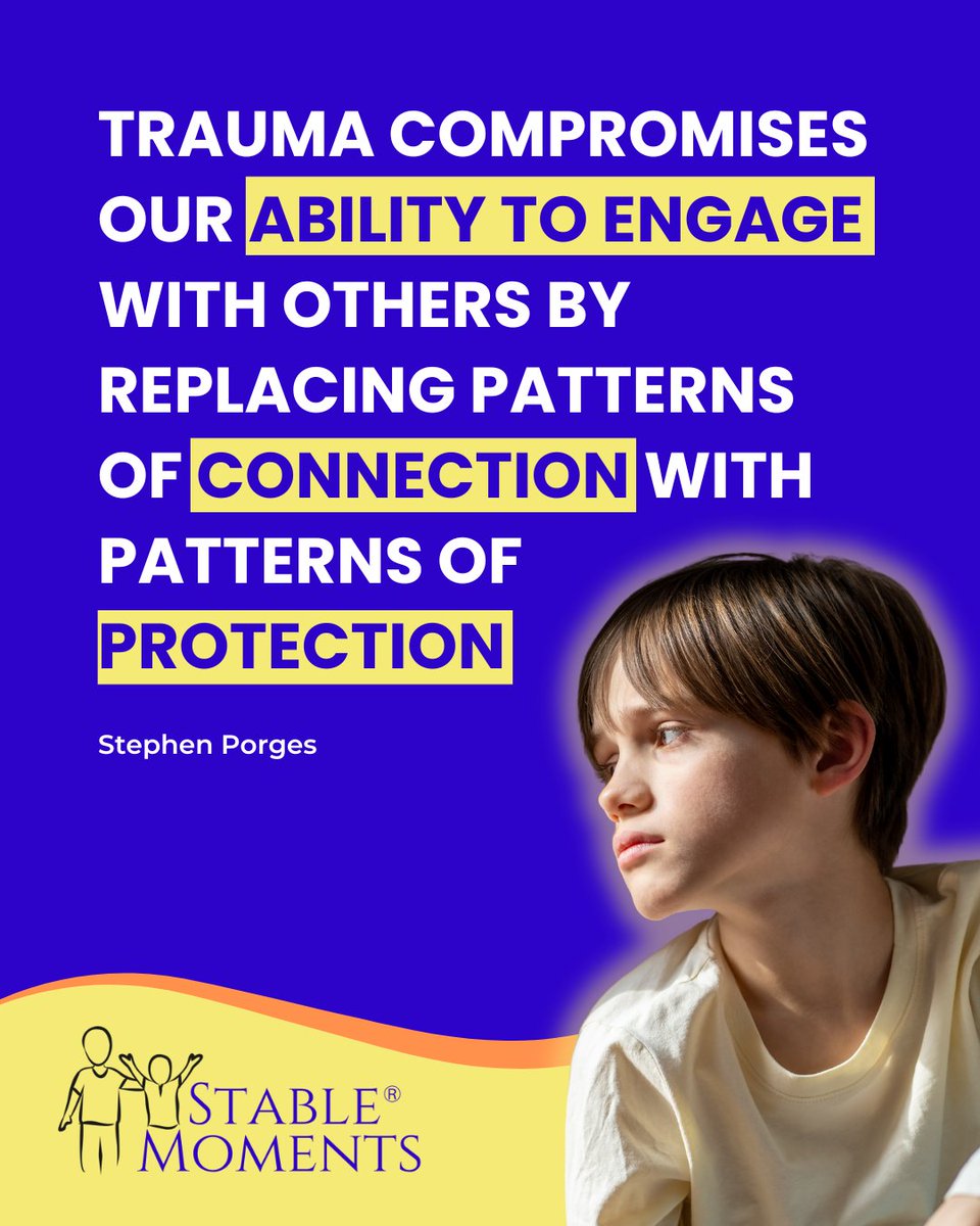 Kids who have experienced #developmentaltrauma not only have missed out on health connection, and crucial milestones, but they have also developed patterns to protect themselves which often involves protecting themselves from people. 

#fostercare #mentorship #trauma