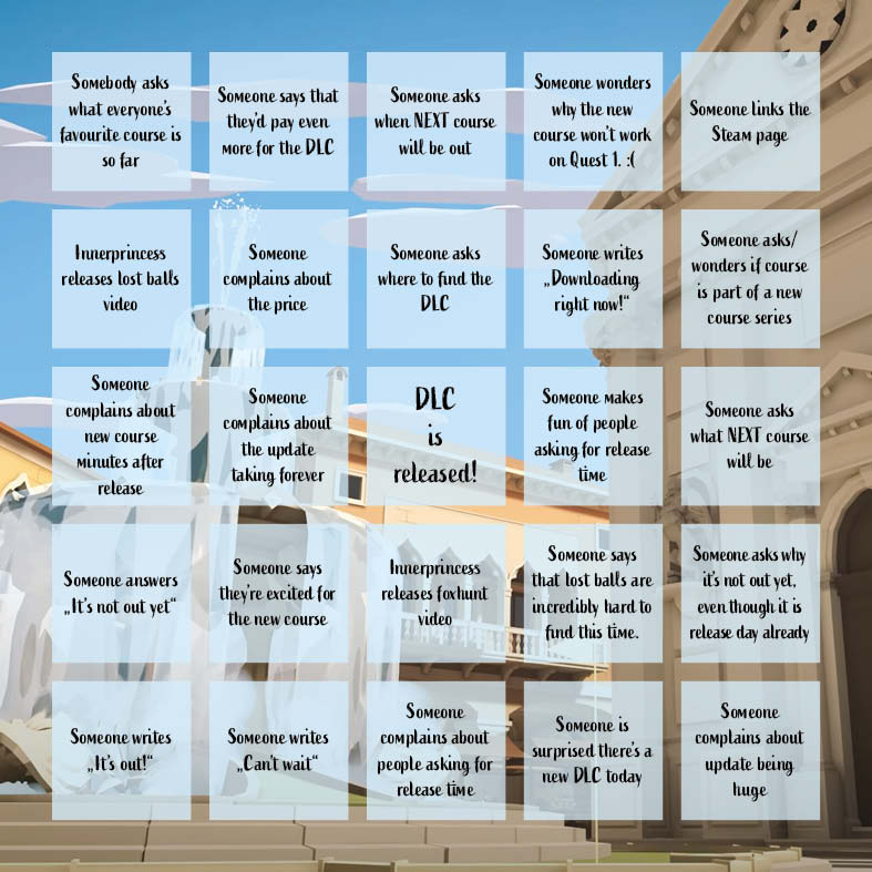 Today in #fanart: a player made a bingo game out of things you could potentially encounter in @walkaboutmg: Venice... cubbie.de/bingo/ #indiegamedev