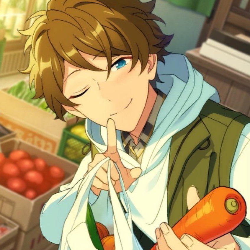 I realized nobody got to see my reaction to Midori unbloomed well I crode because she is so cute and at the greengrocer and it’s autistic girl summer and I crode and she is giving us a carrot because she loves us and she loves vegetable and she’s radiant and beautiful and