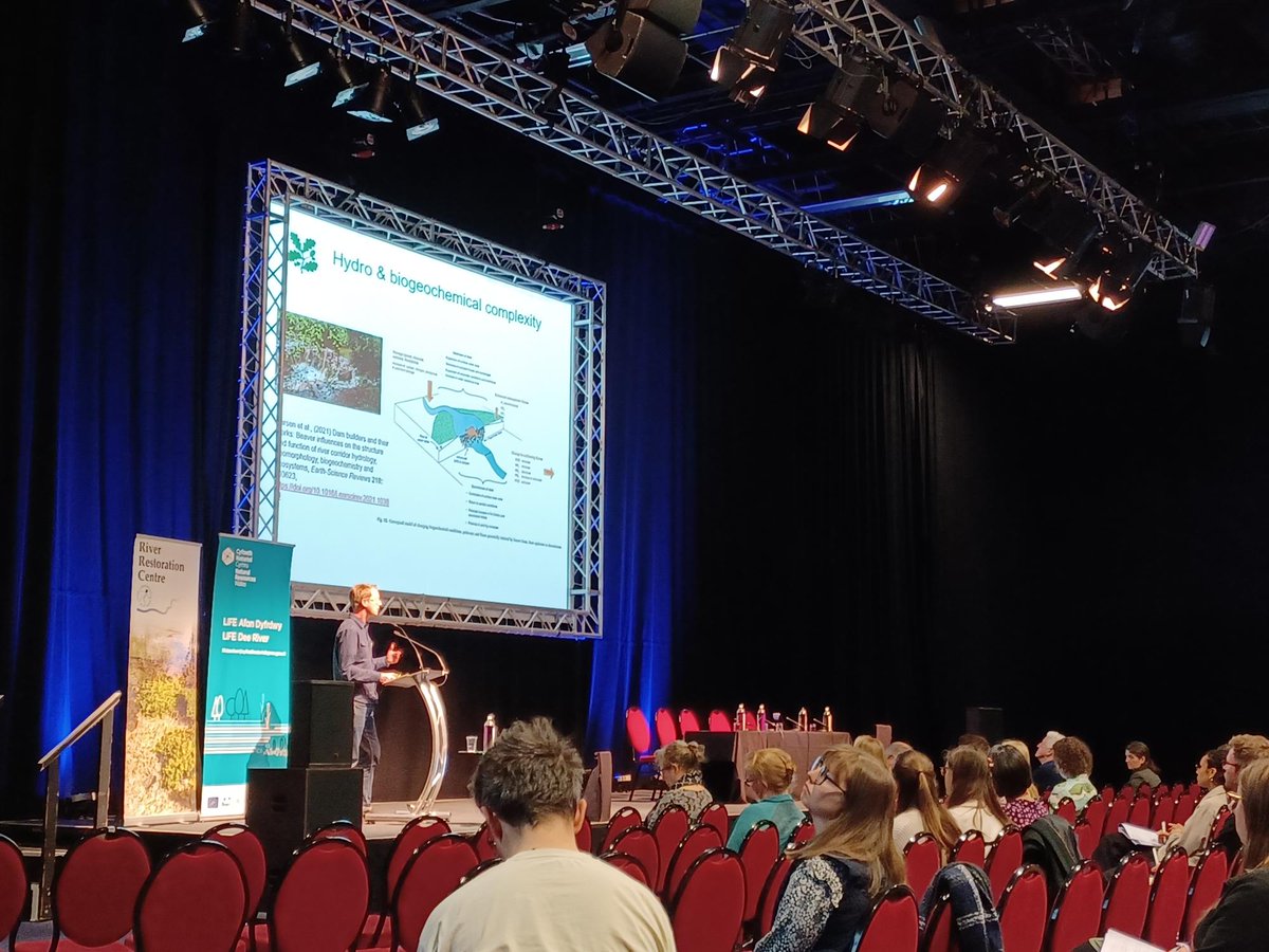 NatResWales's tweet photo. Thank you to all our staff who have contributed to the talks on Day 2 at #RRCConference @The_RRC , lots of interesting discussions about the science behind river restoration taking place and good to share experiences and best practice.
@LIFEAfonDyfrdwy @4AfonLIFE https://t.co/W15ilvN9LQ