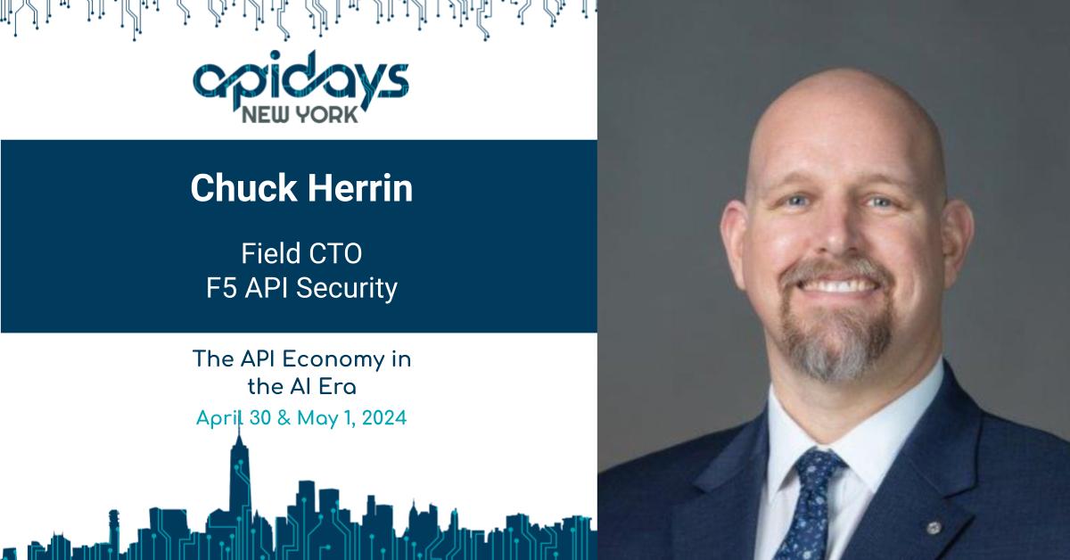 We're excited to host Chuck Herrin, Field CTO at @F5 API Security, at #apidays New York 2024!! Join us as Chuck dives into “Your Defense Must Be Informed by the Offense: API Attack Patterns, the Rise of AI, and What Defenders Need to Know” 🔗 apidays.global/new-york/