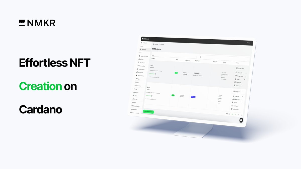 Create and sell #NFTs with #NMKR! From small artists to big brands, anyone can mint and trade on the #Cardano blockchain. eu1.hubs.ly/H07p0jq0 #innovation