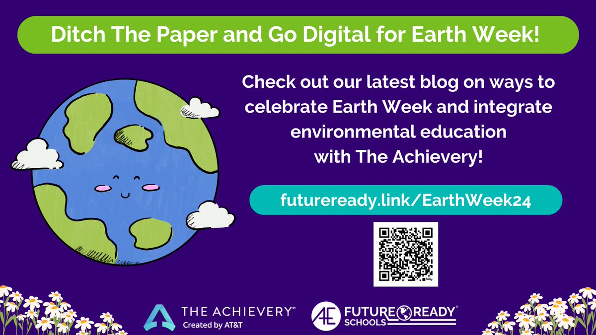 New Blog from @FutureReady! 🌎 Happy EARTH WEEK! Check out our latest blog on ways to celebrate Earth Week and integrate environmental education with The #Achievery! Read here: all4ed.org/blog/ditch-the… @ATTimpact #EarthWeek