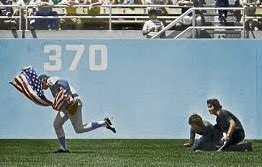 On April 25th, almost 50 years ago Rick Monday saved the colors from being burned by some clownshoes commies. Rick still owns the flag and has rejected multi-million dollar offers for it. He brings it to veteran charity fundraisers. Be more like Rick Monday.