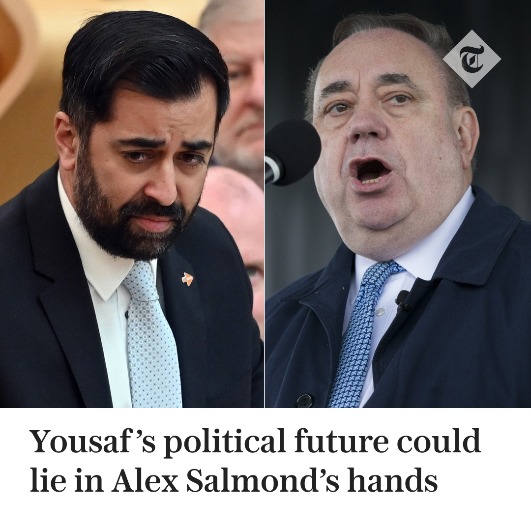 🔴 Alex Salmond’s Alba Party could decide whether Humza Yousaf is forced to resign as First Minister in a vote of no confidence that has been tabled at Holyrood Keep up with the latest updates below ⬇️ telegraph.co.uk/politics/2024/…