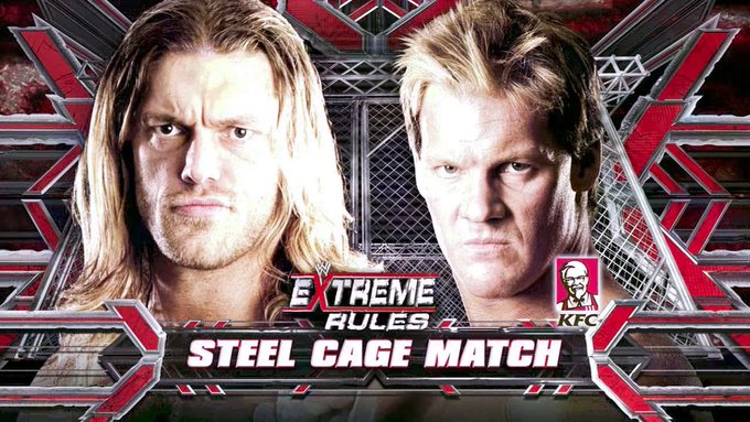 4/25/2010

Edge defeated Chris Jericho in a Steel Cage Match at Extreme Rules from the 1st Mariner Center in Baltimore, Maryland.

#WWE #ExtremeRules #Edge #AdamCopeland #TheRatedRSuperstar #UltimateOpportunist #YouThinkYouKnowMe #ChrisJericho #Y2J #Lionheart #SteelCageMatch