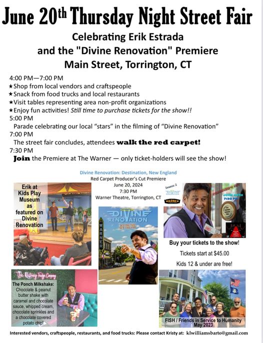 Join us and Divine Renovation in this great event!