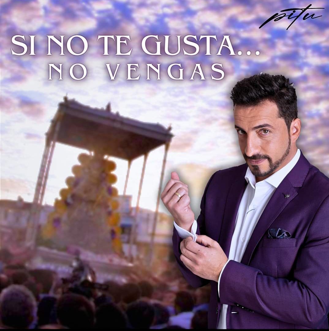 ‼️PORTADA NUEVA SEVILLANA ‼️

Familia!! Aquí os dejo la portada de mi nueva sevillana"Si No Te Gusta...No Vengas" escrita por mi amigo Fran Carmona 👌🏻

⬇️ Ponerme en los comentarios qué tal os ha parecido 😉👌🏻

#rocio2024 #sevillanas #FacebookPage #pitu