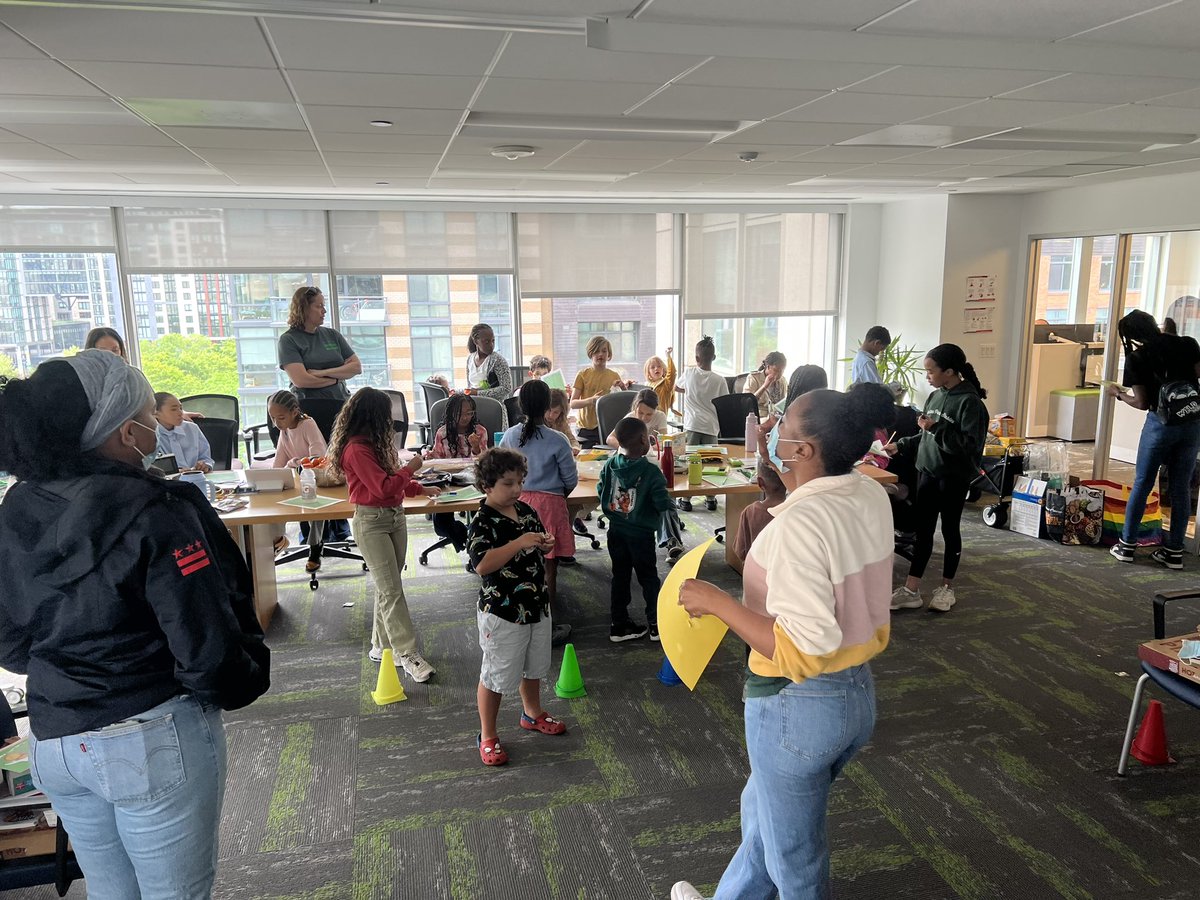 Happy Bring Your Kids to work Day fr DOEE! TONS of the agency’s future environmentalists showed up to learn how their parents are making the District a greener, cleaner place to live!