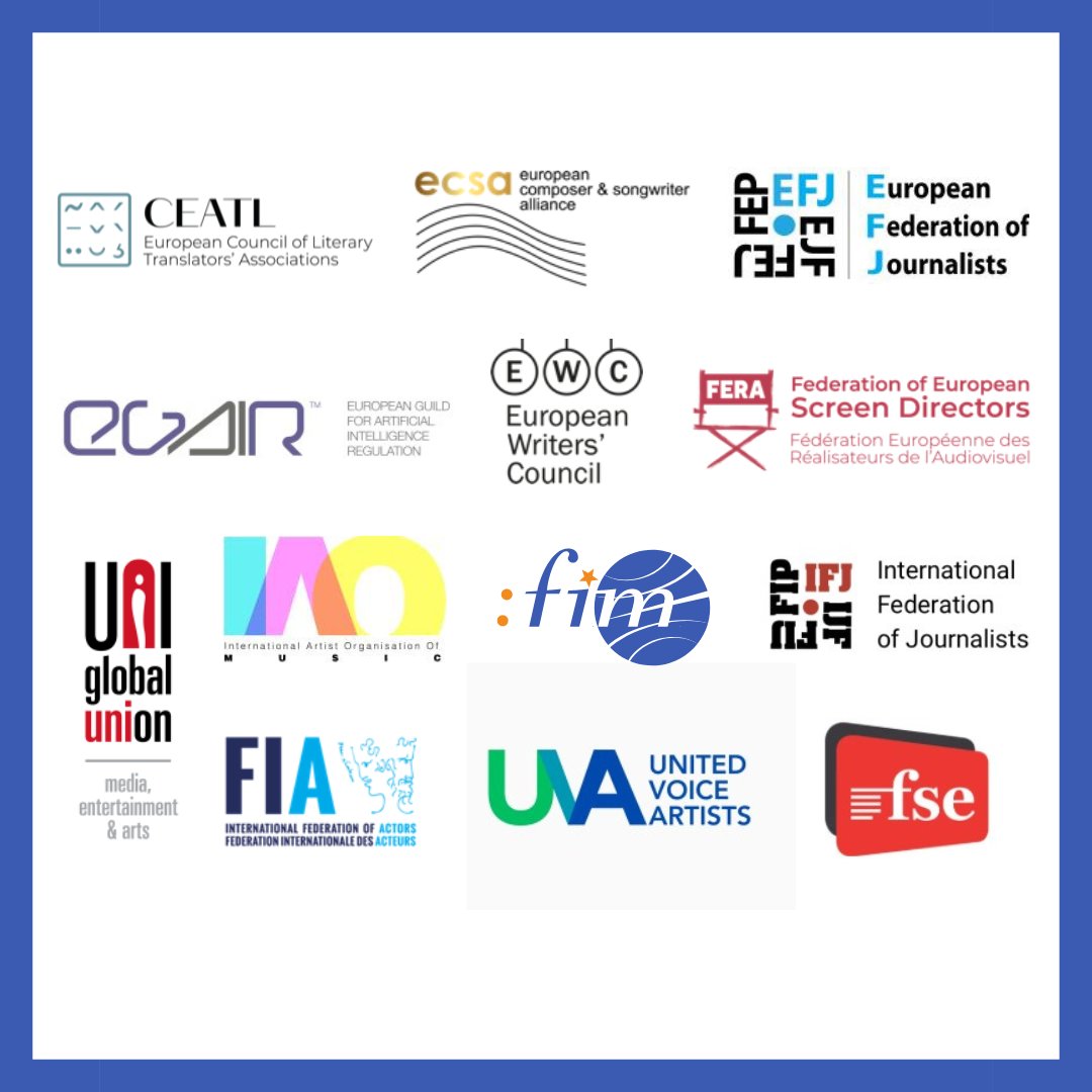 Authors’, Performers’ and Other Creative Workers’ Organisations Joint Statement on Generative Artificial Intelligence and the EU AI Act screendirectors.eu/authors-perfor…