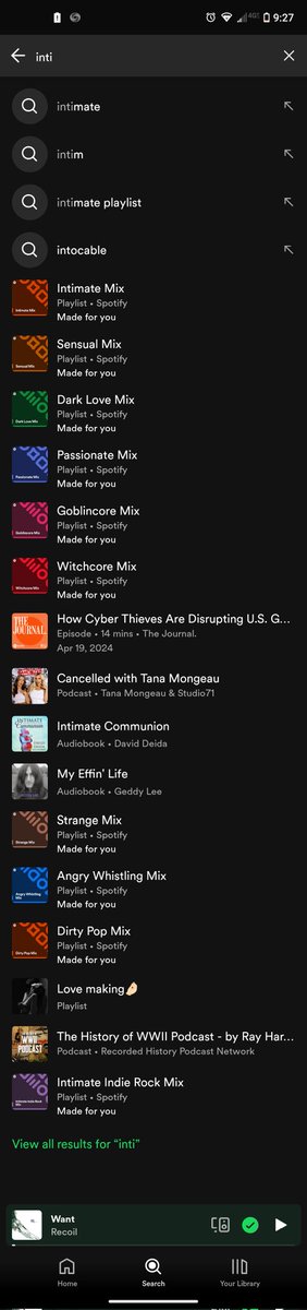 @WatchGirlsPlay I had no idea that intimate mix was just the tip of the oddball mix iceberg. I mean really a goblincore mix, what even is that? Today is gonna be a ride.