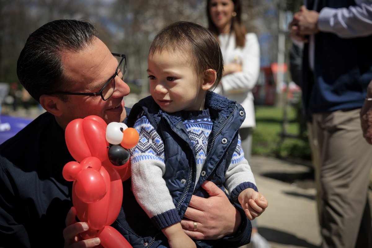 Our families are feeling the strain of high costs — so we put more money back in the pockets of 210,000 Pennsylvania families by tripling the Childcare Tax Credit. Last year families could get up to $630. Now, those same families could receive as much as $2,100. That’s real