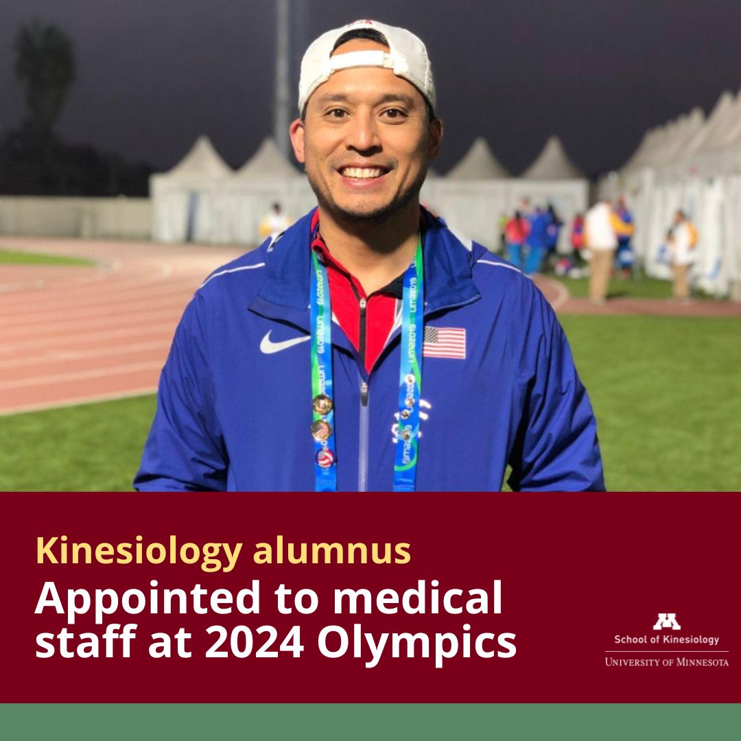 Alumnus Chris Margallo, PT, DPT, SCS (BS ’01), has recently been appointed by USA Track & Field to be part of their medical staff for the 2024 Summer Olympic Games in Paris, France. Read more about Margallo's experience and excitement towards the games bit.ly/49RFqce