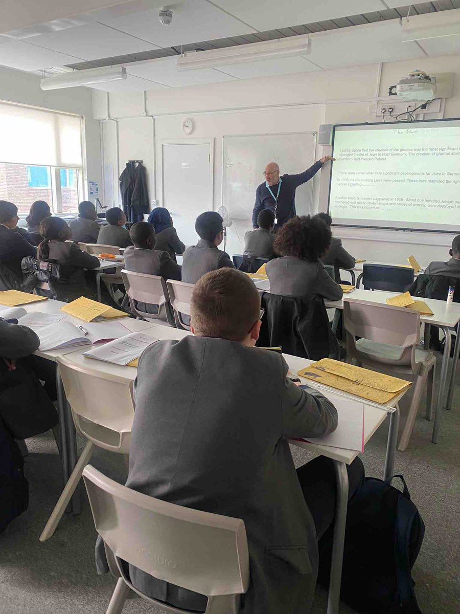 There was such a fantastic focus in the Year 8 History lesson this morning with Mr Rees. It’s wonderful to see students learning the key dates, names and details of the Historical topic. #history #year8
