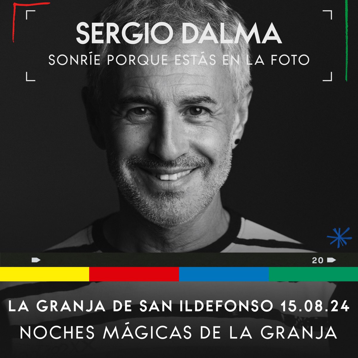 SDalmaoficial's tweet photo. ¡NUEVA FECHA! LA GRANJA DE SAN ILDEFONSO (SEGOVIA) 💥

¿Te vienes? 🤩

🟢 15 de agosto  - NOCHES MÁGICAS DE LA GRANJA  - La Granja de San Ildefonso
🎫 Entradas a la venta a partir de MAÑANA, viernes, a las 10:00 horas
🌐 https://t.co/rEYE01xTMI

#GiraSonriePorqueEstasEnLaFoto https://t.co/TjUW436AGO