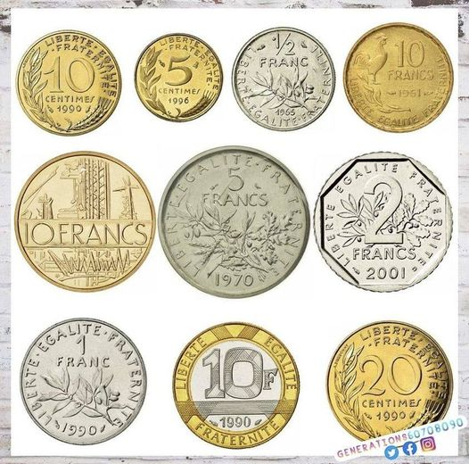 Nos anciennes pièces de monnaie 🤩