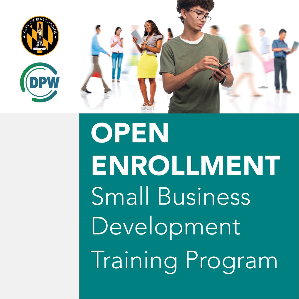 The #BaltimoreCityDPW Small Business Development Training Program is here to help take your construction business to the next level! We invite established businesses, aspiring entrepreneurs, and minority and women-owned business owners to apply! bit.ly/2XSkUWW