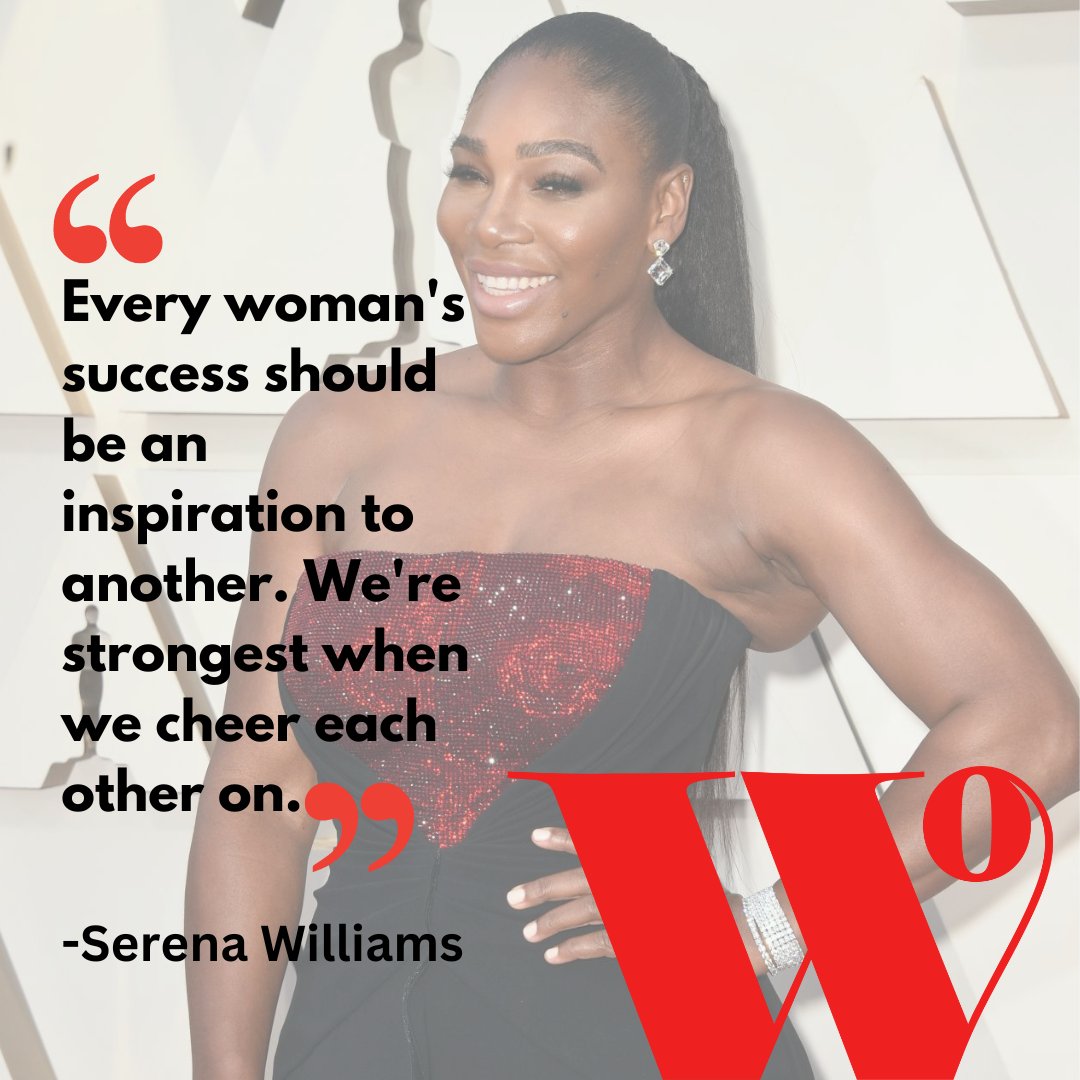 Women supporting women ♥️ #femaleempowerment #serenawillams