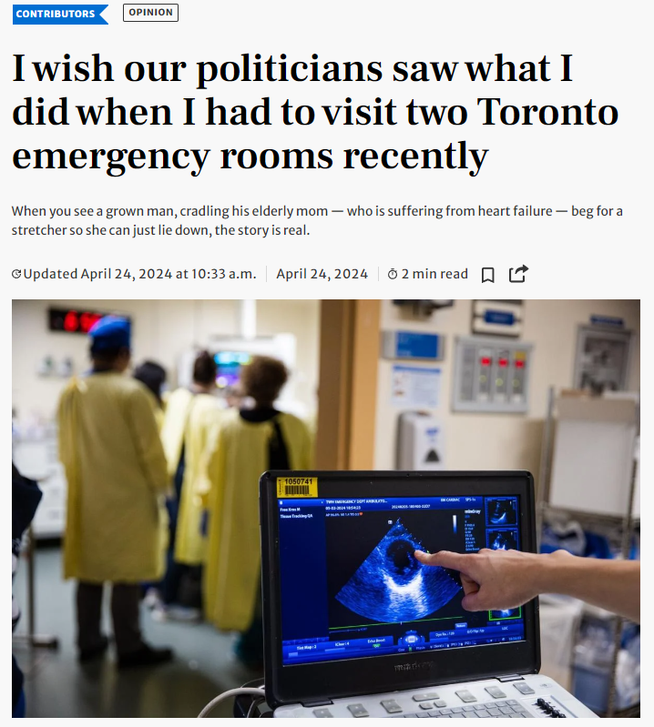 This gut-wrenching read echoes the pain nurses are sharing about trying to provide care without adequate staffing and support. The heartbreaking reality is that working overcapacity + short-staffed means patient care suffers. #StaffUpSaveLives thestar.com/opinion/contri… #cdnhealth