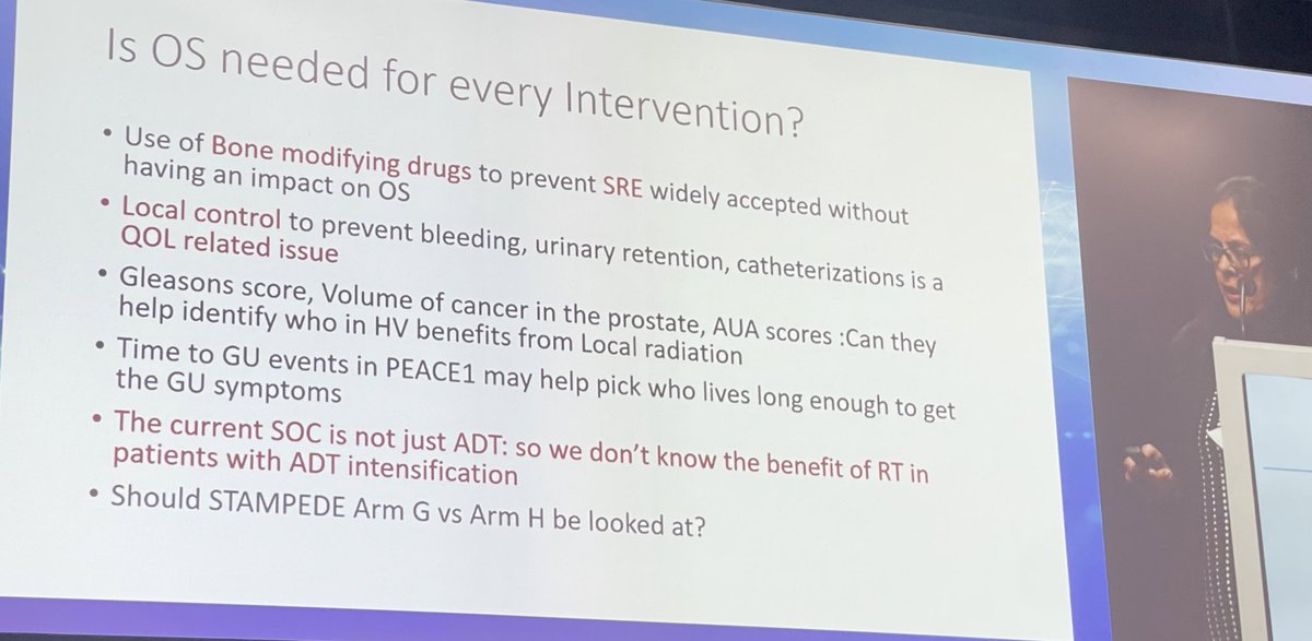 #APCCC2024 @APCCC_Lugano 👉 @sandysrimd ‘s wonderful talk on the role of radiation to the prostate in high volume mCSPC #ProstateCancer 👉QOL benefit may justify RT in these patients👇@OncoAlert @PCF_Science @Silke_Gillessen