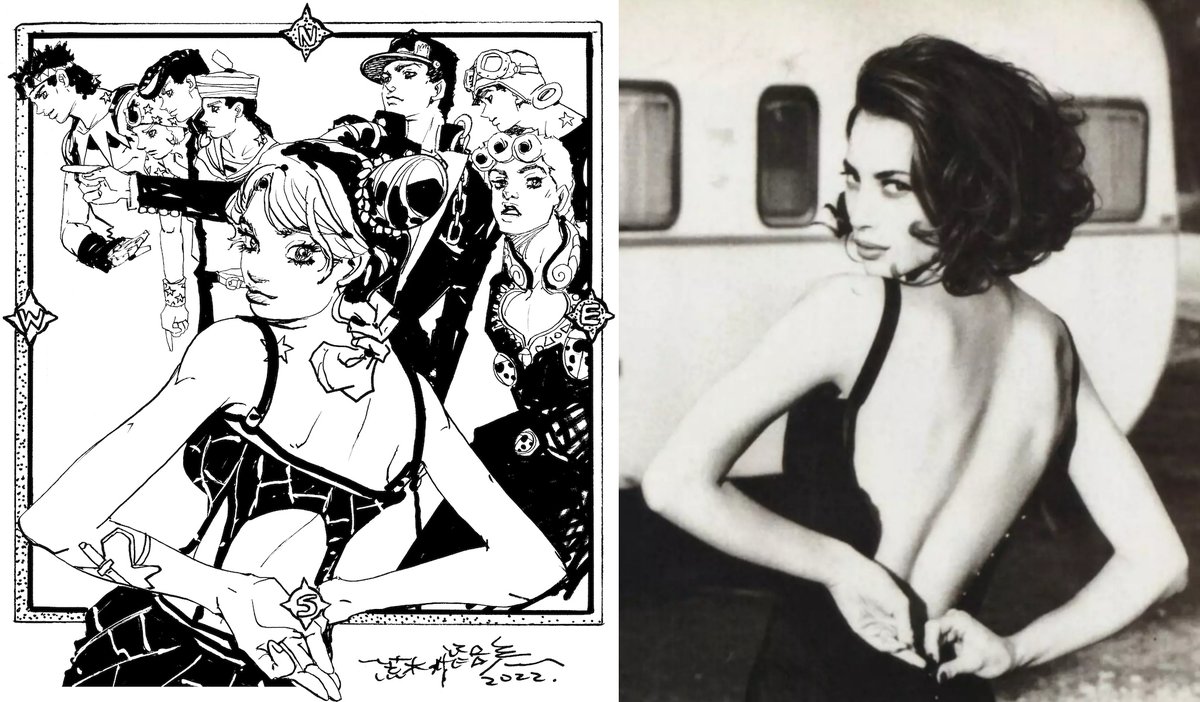 Joestar Family Illustration (2022)
Christy Turlington in Vogue Italia February (1990)