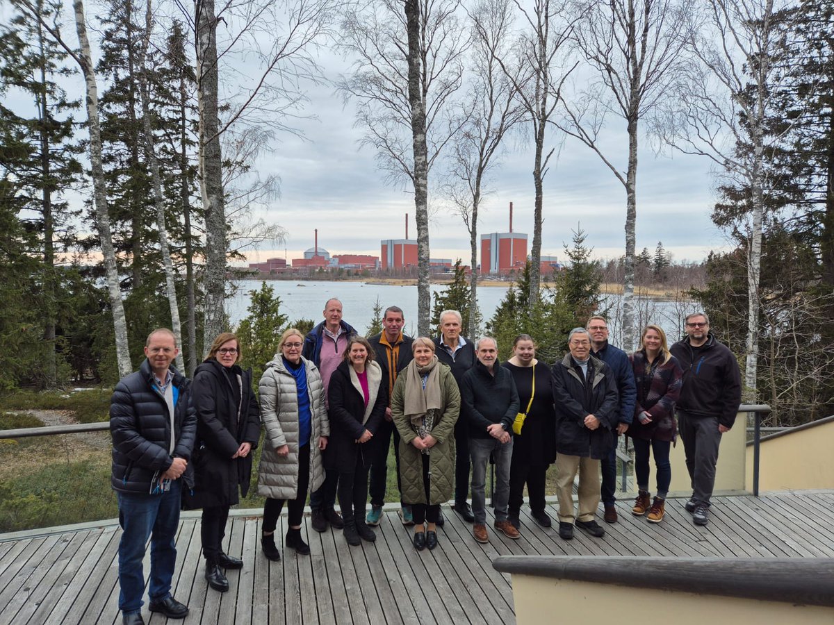 Nuclear fuel design company Posiva and @STUK_FI organised an informative visit to an encapsulation plant and Onkalo, the world's first deep geological repository, which is expected to start receiving encapsulated fuel in 2025. (2/2)