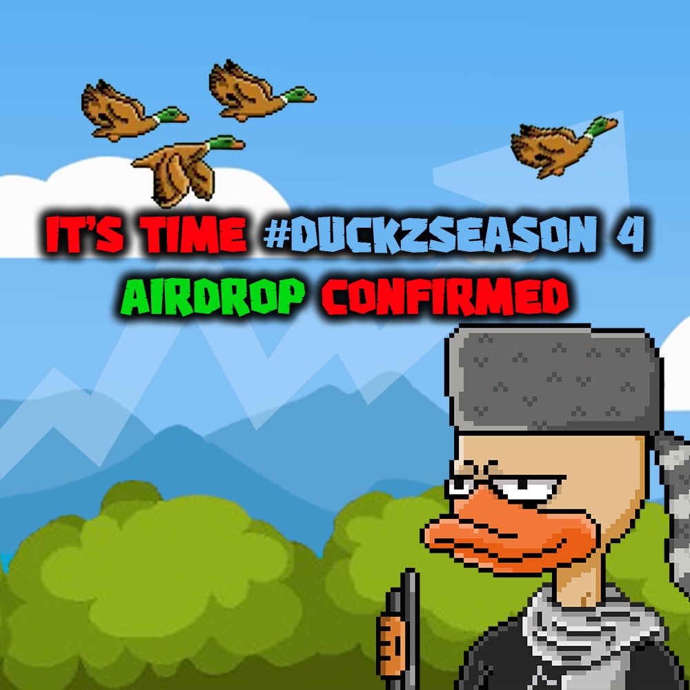 It's Time #DuckzSeason 4

SuiDuckz NFTs Holders , confirmed airdrop for April 2024 📅

Check details here suiduckz.notion.site/DuckzSeason-4-…

#Sui #BuildonSui