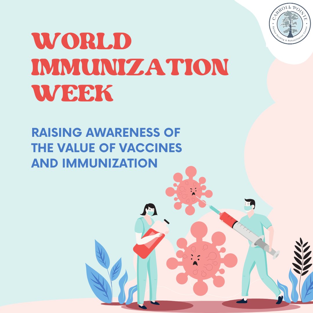 Protect yourself and others this World Immunization Week! 💉💪 #VaccinesWork #Immunize #StayProtected' 🌍🩺