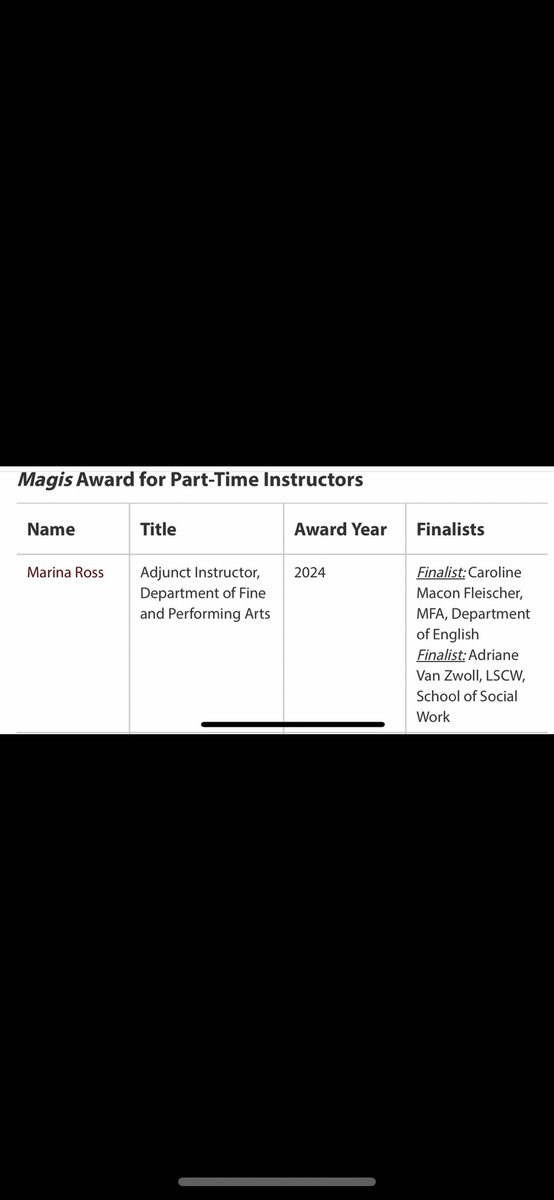I feel proud! Celebrating today because I was top finalist for the magis teaching award at @LoyolaChicago. Teaching is my favorite thing! Shoutout to marina ross who won and thank you to my students who nominated me ❤️❤️❤️